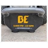 BE POWER EQUIPMENT 3,400 PSI 2.5 GPM GAS PRESSURE WASHER