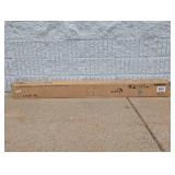 NEW CWC OUTDURA 10’ MARKET UMBRELLA BLACK/WHITE STRIPED