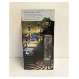 SOLAR PATHWAY LIGHTS WITH ROTATING LIGHT EFFECT 4PK