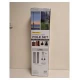 NEW HEAVY DUTY STRING LIGHT POLE SET