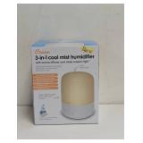 NEW CRANE 3-IN-1 COOL MIST HUMIDIFIER WITH AROMA DIFFUSER AND SLEEP SUPPORT LIGHT