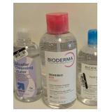 (3) NEW BIODERMA/MICELLAR CLEANSING WATER