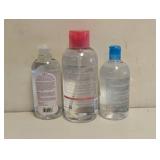 (3) NEW BIODERMA/MICELLAR CLEANSING WATER