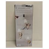 GLOBE RECHARGEABLE SCONCES GOLD FINISH 2PK