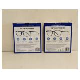 (2) NEW FOSTER GRANT +2.50 READING GLASSES 3PK
