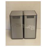 (2) NEW KOHLER SMALL STEP STAINLESS STEEL WASTE CANS