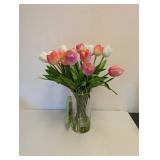 NEW NEARLY NATURAL ARTIFICIAL TULIP ARRANGEMENT
