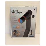 SHARPER IMAGE POWER PERCUSSION HOT+COLD REACH PERCUSSION MASSAGER