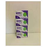 (4) NEW FLENTS WIPE N’ CLEAR LENS WIPES 75CT