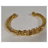 18K David Yurman Diamond Cuff Bracelet