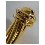 18K David Yurman Diamond Cuff Bracelet
