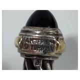 David Yurman 14K & 925 Silver Cable Cuff w/Onyx Cabochons