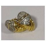 David Yurman 18K Diamond Shrimp Earrings