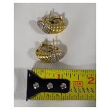 David Yurman 18K Diamond Shrimp Earrings