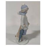 Lladro "Winter Boy with Dog" Porcelain Figurine (#5220)