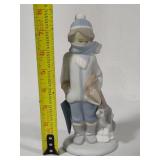 Lladro "Winter Boy with Dog" Porcelain Figurine (#5220)