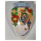 Vintage Hotto Yu Hand Painted Lusterware Wall Pockets