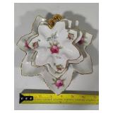 Lefton China Hand Painted Nesting Trinket Dishes