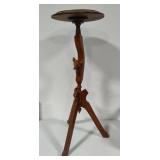 Wood Carved Plant Stand