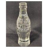 Coca Cola Crystal Collectors Bottle