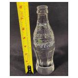 Coca Cola Crystal Collectors Bottle