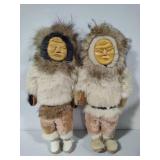 Alaska Native Eskimo Carved Dolls