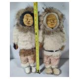 Alaska Native Eskimo Carved Dolls