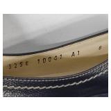 Salvatore Ferragamo Black Leather Flats (sz 8)