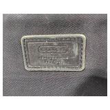 Coach Black Leather & Nylon Briefcase #5104