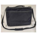 Coach Black Leather & Nylon Briefcase #5104