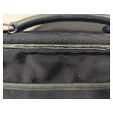 Coach Black Leather & Nylon Briefcase #5104