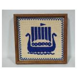Needlepoint Nordic Ship