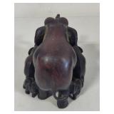 Hand Carved Mama Elephant & Calves