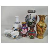 Lot of Assorted Asian Themed Vases & Jars