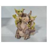 The Whimsical World of Pocket Dragons "Friends" 1990 Collectible *With Box*