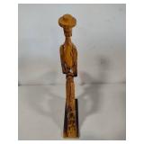 Hand Carved Don Quixote Wooden Statue