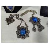 Beautiful Blues Assortment of Costume Necklaces/Bracelets/Earrings