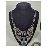 Beautiful Blues Assortment of Costume Necklaces/Bracelets/Earrings
