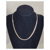 925 Sterling Herringbone Necklace & Bracelet