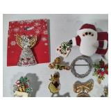 Large Lot of Christmas/Holiday Brooches