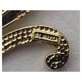 Lot of Vintage Brooches - Some Stamped -