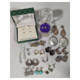 Lot of 925/Sterling Silver Earrings