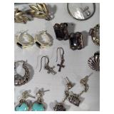 Lot of 925/Sterling Silver Earrings