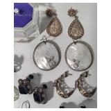 Lot of 925/Sterling Silver Earrings