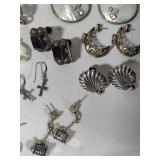 Lot of 925/Sterling Silver Earrings