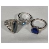 Lot of 925/Sterling Rings
