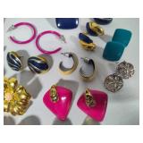 Lot of Costume Pierced Earrings