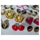 Lot of Costume Pierced Earrings