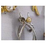 Assorted Pearl Themed Brooches
