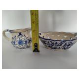 Delft Blue & Asst Blue & White Ceramics